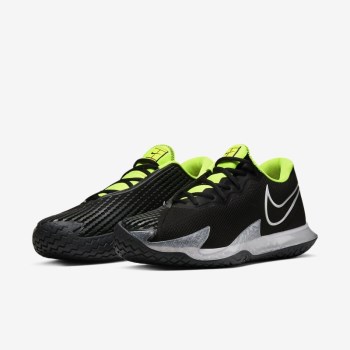 Nike Court Air Zoom Vapor Cage 4 - Férfi Teniszcipő - Fekete/Sötét Szürke/Fehér